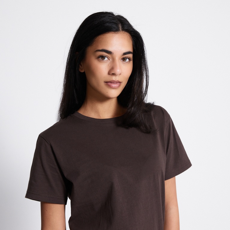 Basic tee "Bea" Brown